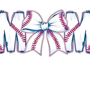 Baseball Themed Hair Bow